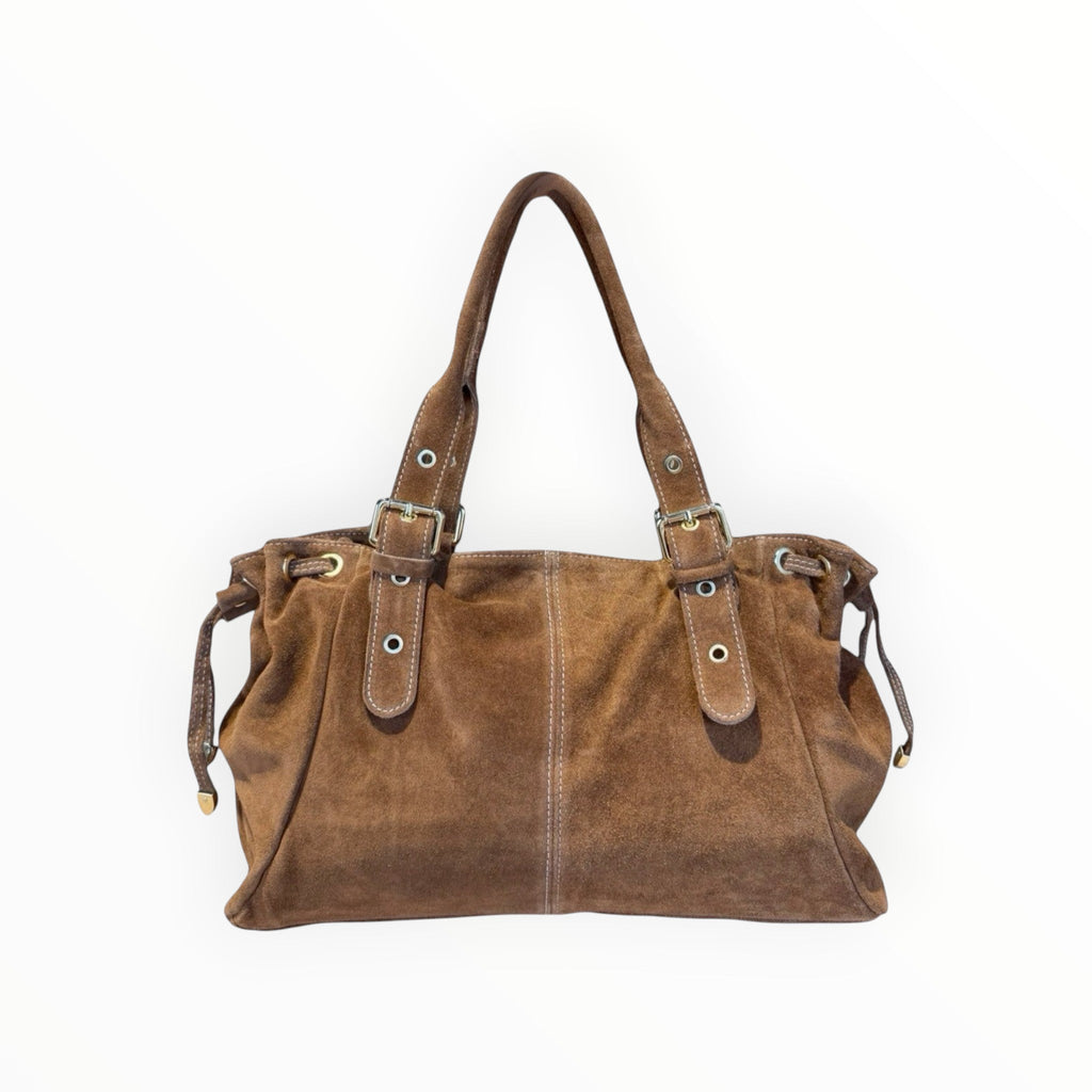 Sac Cuir Suédé à Lacets Large LOUISA LEE