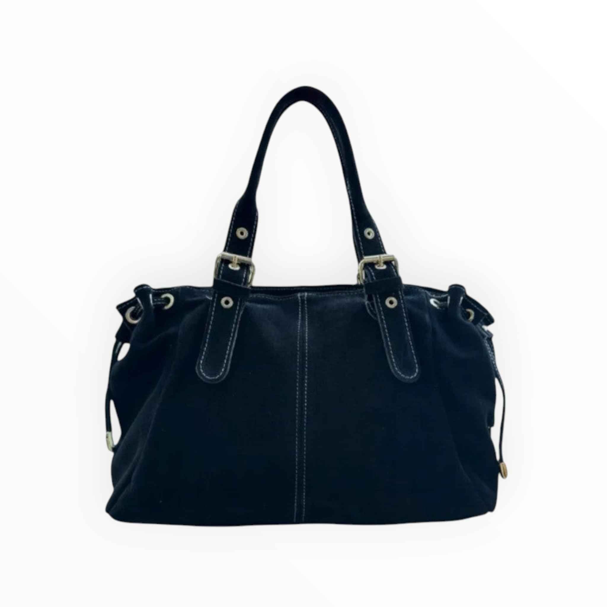 Sac Cuir Suédé à Lacets Large LOUISA LEE