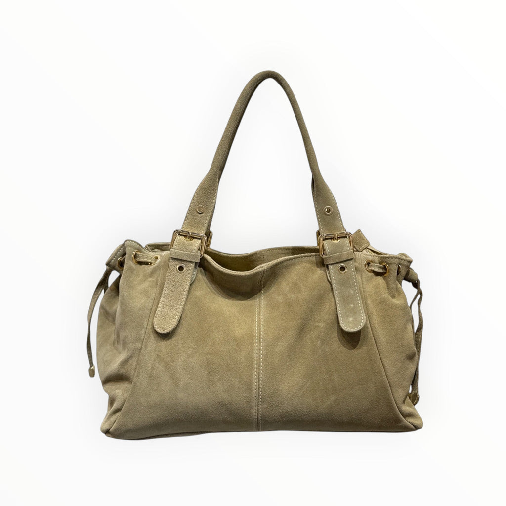 Sac Cuir Suédé à Lacets Large LOUISA LEE