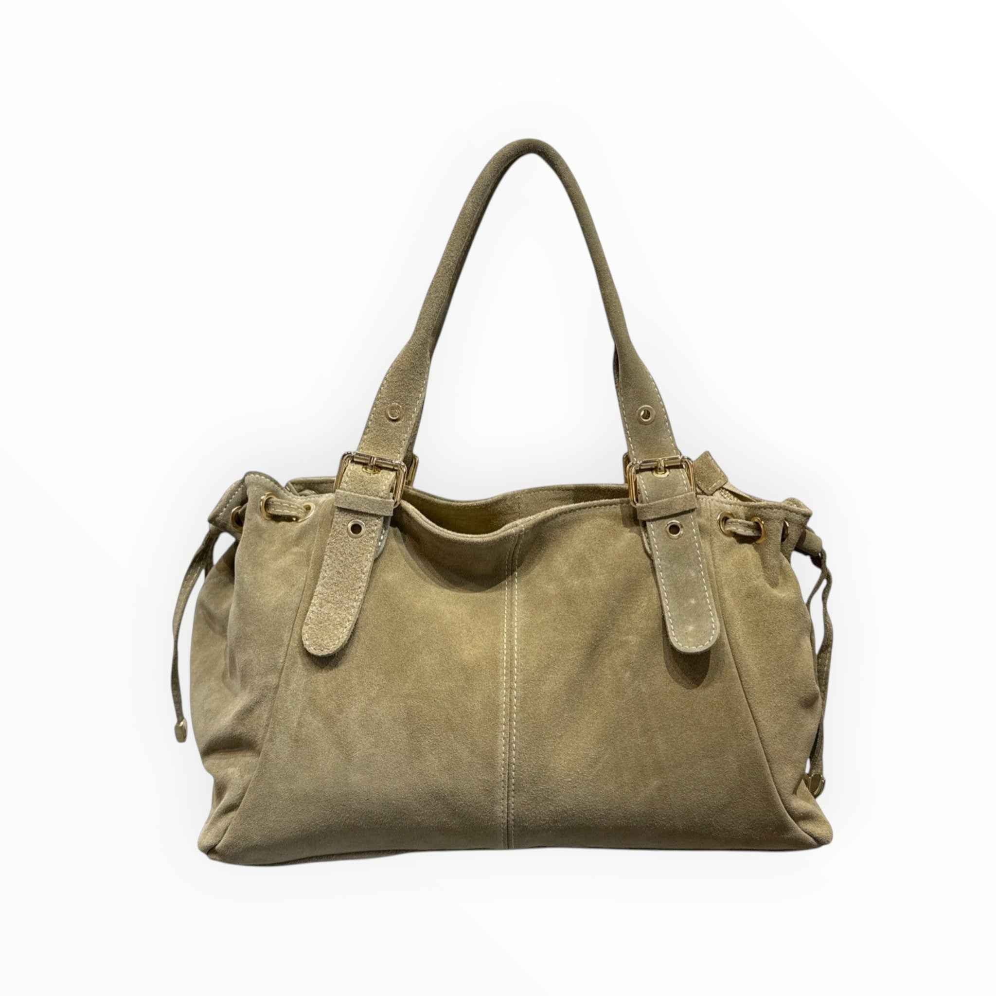 Sac Cuir Suédé à Lacets Large LOUISA LEE