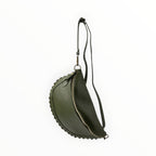 Sac Banane Cuir Grainé Clouté LOUISA LEE - Sacs - LOUISA LEE