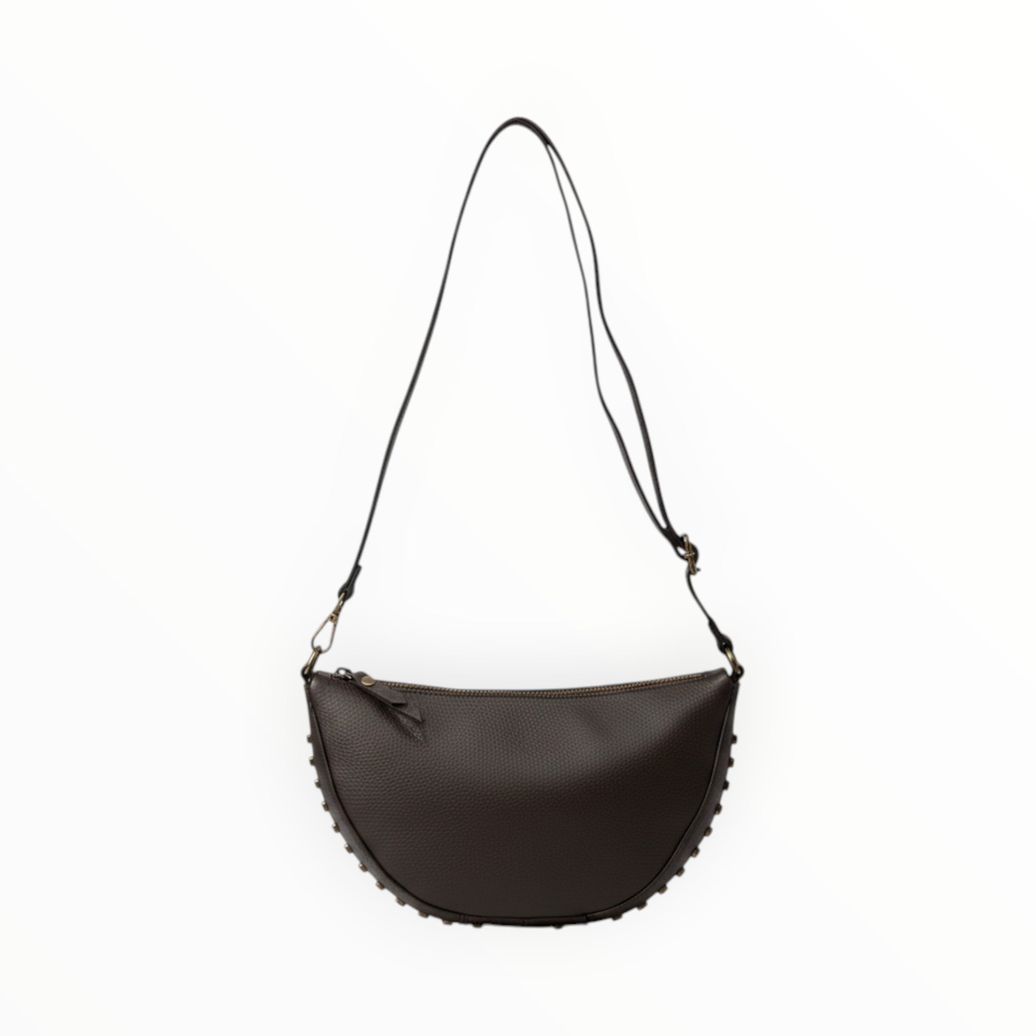 Sac Banane Cuir Grainé Clouté LOUISA LEE - Sacs - LOUISA LEE