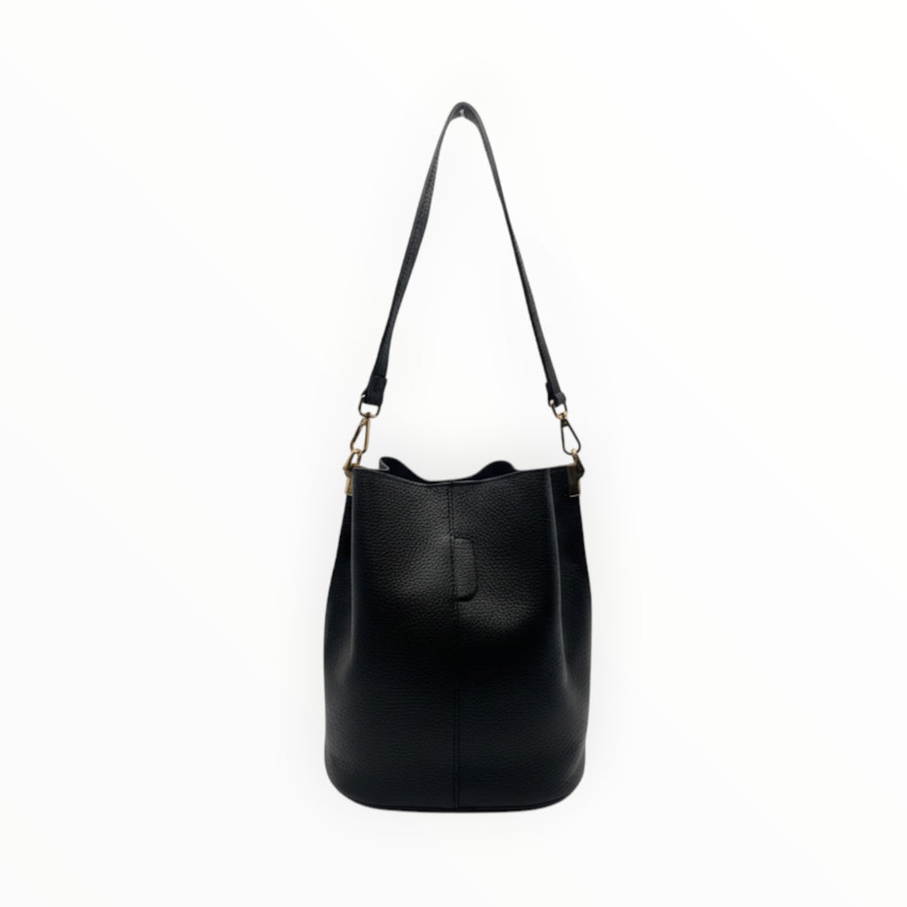 Sac Seau Cuir Grainé Elvira LOUISA LEE - Sacs - LOUISA LEE