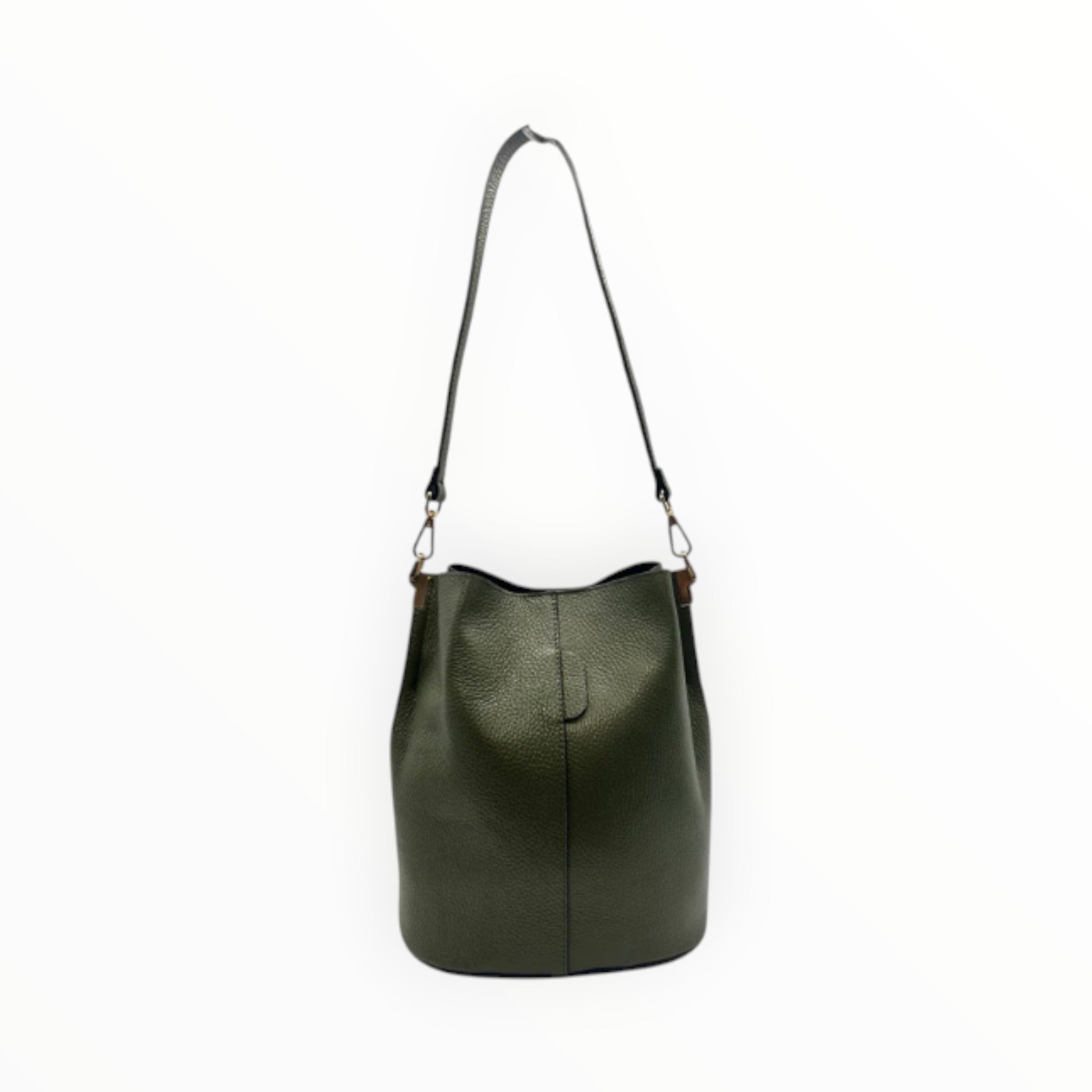 Sac Seau Cuir Grainé Elvira LOUISA LEE - Sacs - LOUISA LEE