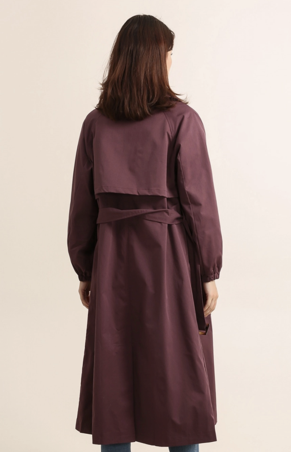 Trench long avec ceinture Attrait Paris