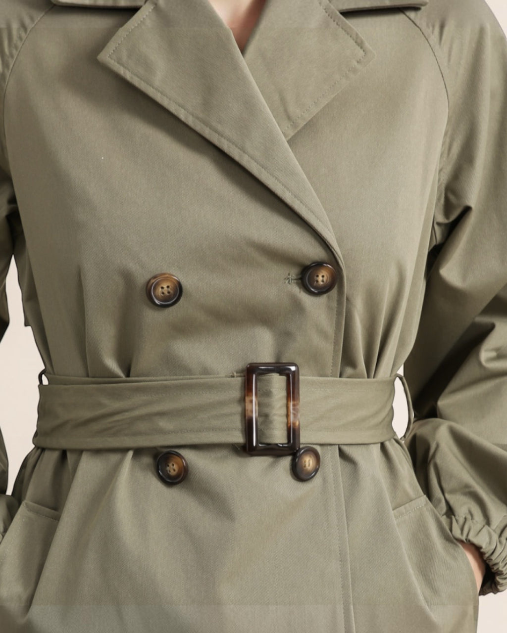 Trench long avec ceinture Attrait Paris