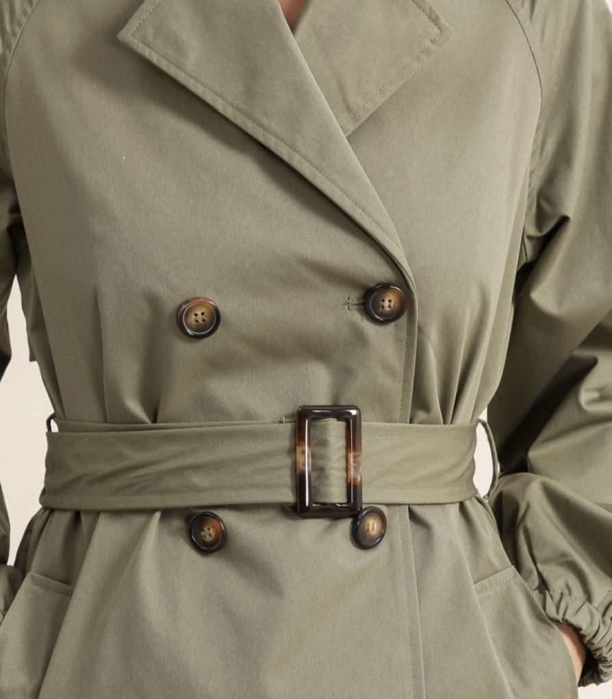 Trench long avec ceinture Attrait Paris