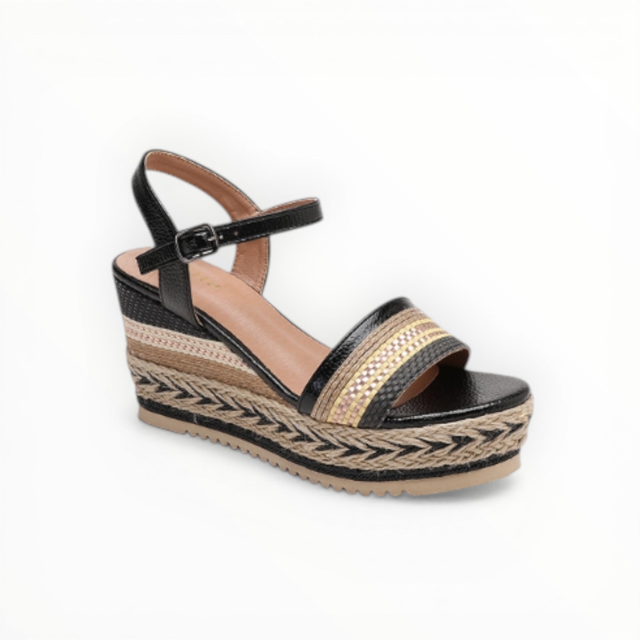Mules Compensées Talon 8,5cm Plateforme 4cm – Joia Paris - Chaussure Femme - Joia Paris