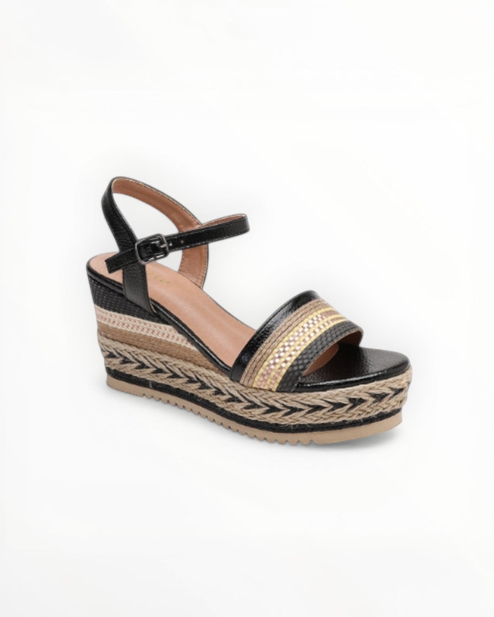 Mules Compensées Talon 8,5cm Plateforme 4cm – Joia Paris