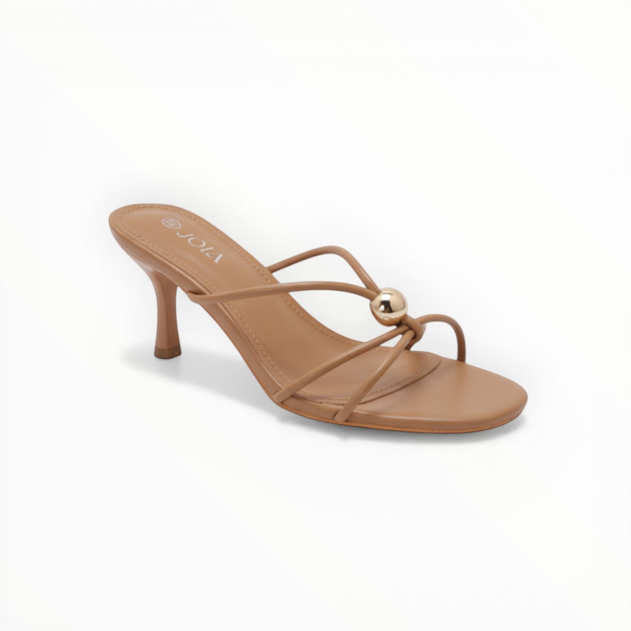 Mule Talon Fin Bride Tressée Cuir Synthétique – Joia Paris - Chaussure Femme - Joia Paris