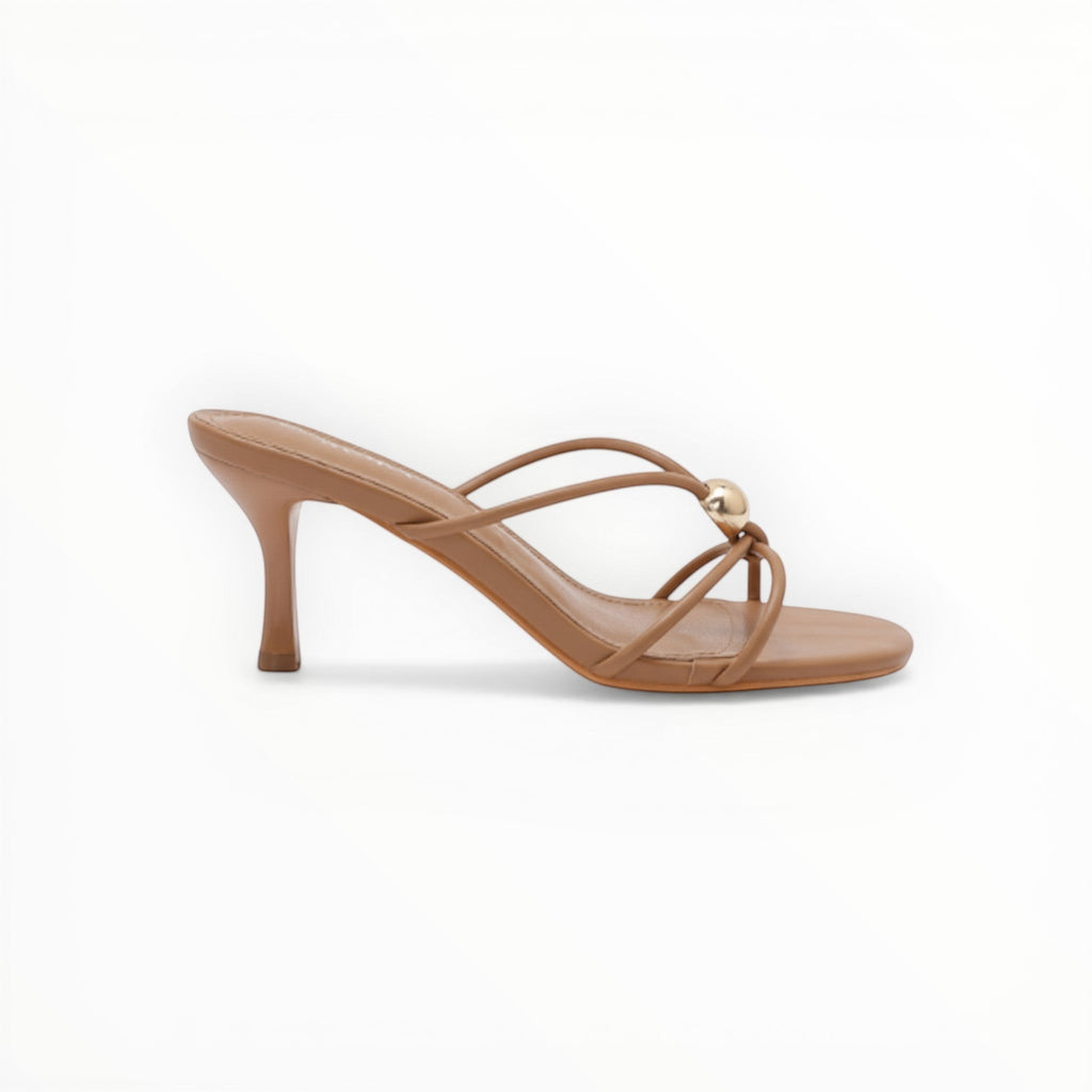 Mule Talon Fin Bride Tressée Cuir Synthétique – Joia Paris - Chaussure Femme - Joia Paris
