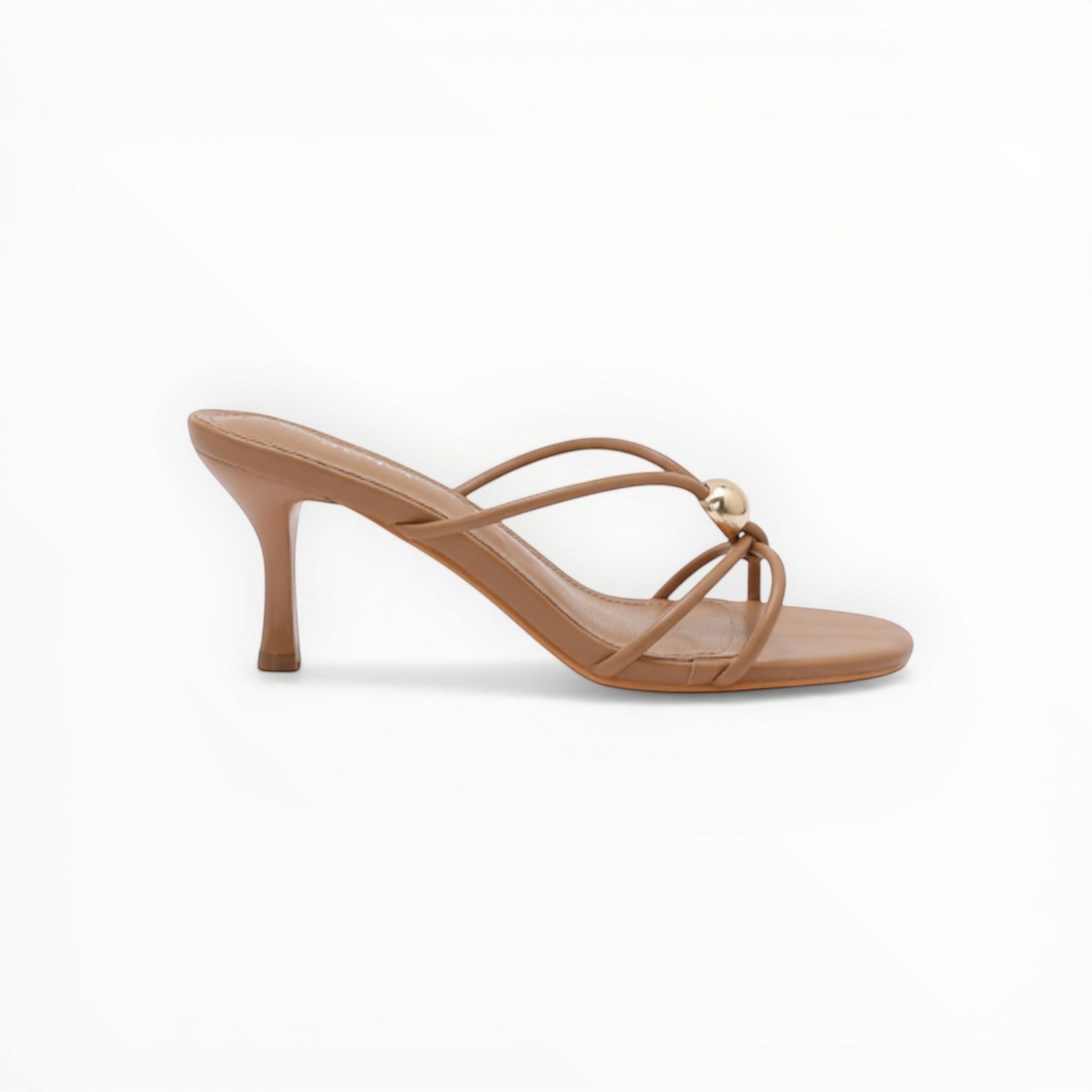 Mule Talon Fin Bride Tressée Cuir Synthétique – Joia Paris - Chaussure Femme - Joia Paris