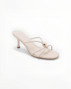 Mule Talon Fin Bride Tressée Cuir Synthétique – Joia Paris - Chaussure Femme - Joia Paris