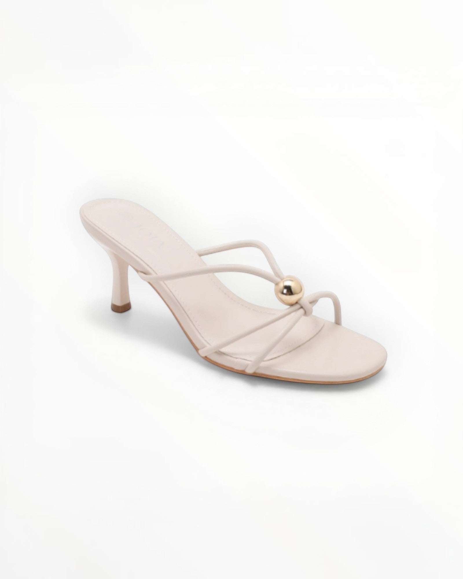 Mule Talon Fin Bride Tressée Cuir Synthétique – Joia Paris - Chaussure Femme - Joia Paris