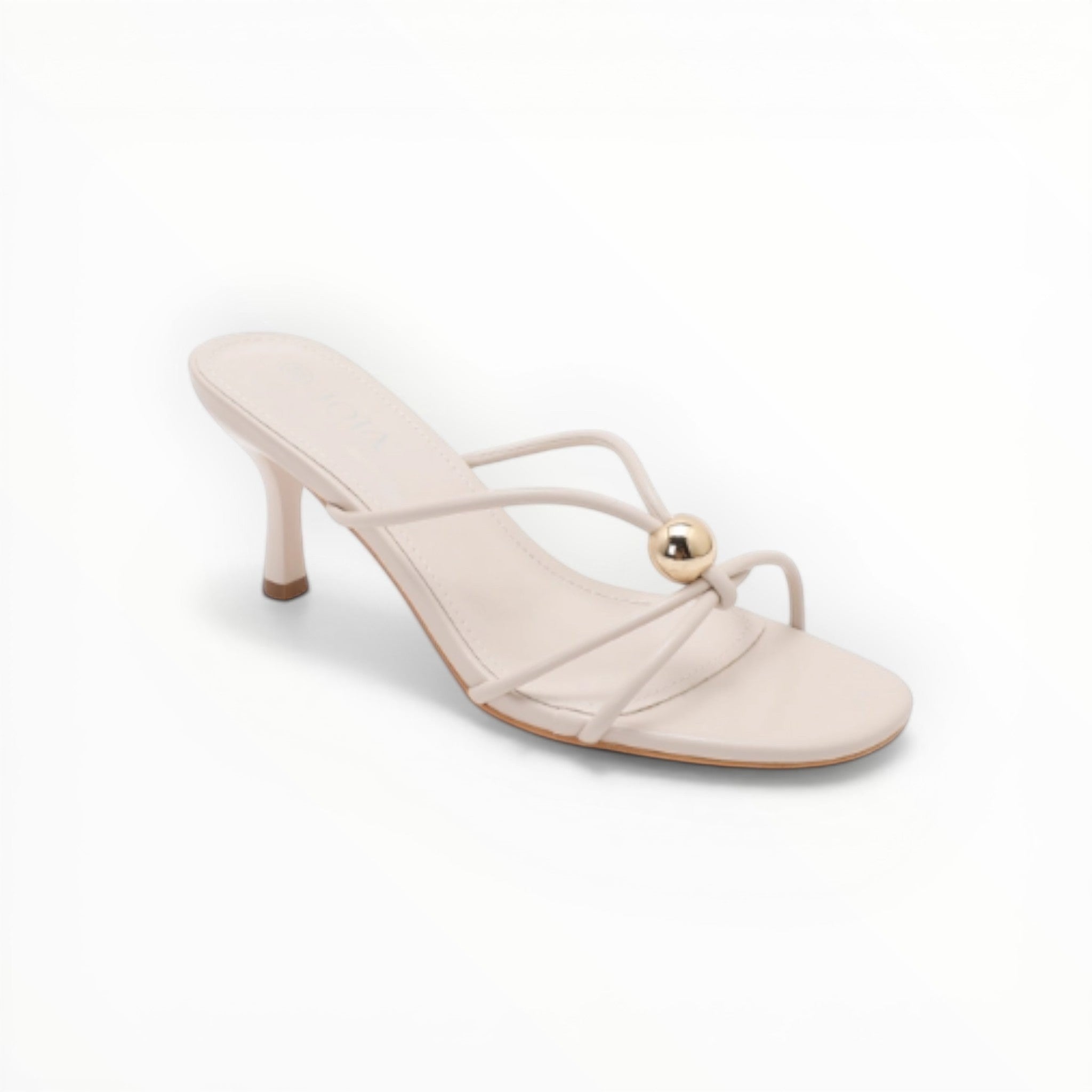 Mule Talon Fin Bride Tressée Cuir Synthétique – Joia Paris - Chaussure Femme - Joia Paris