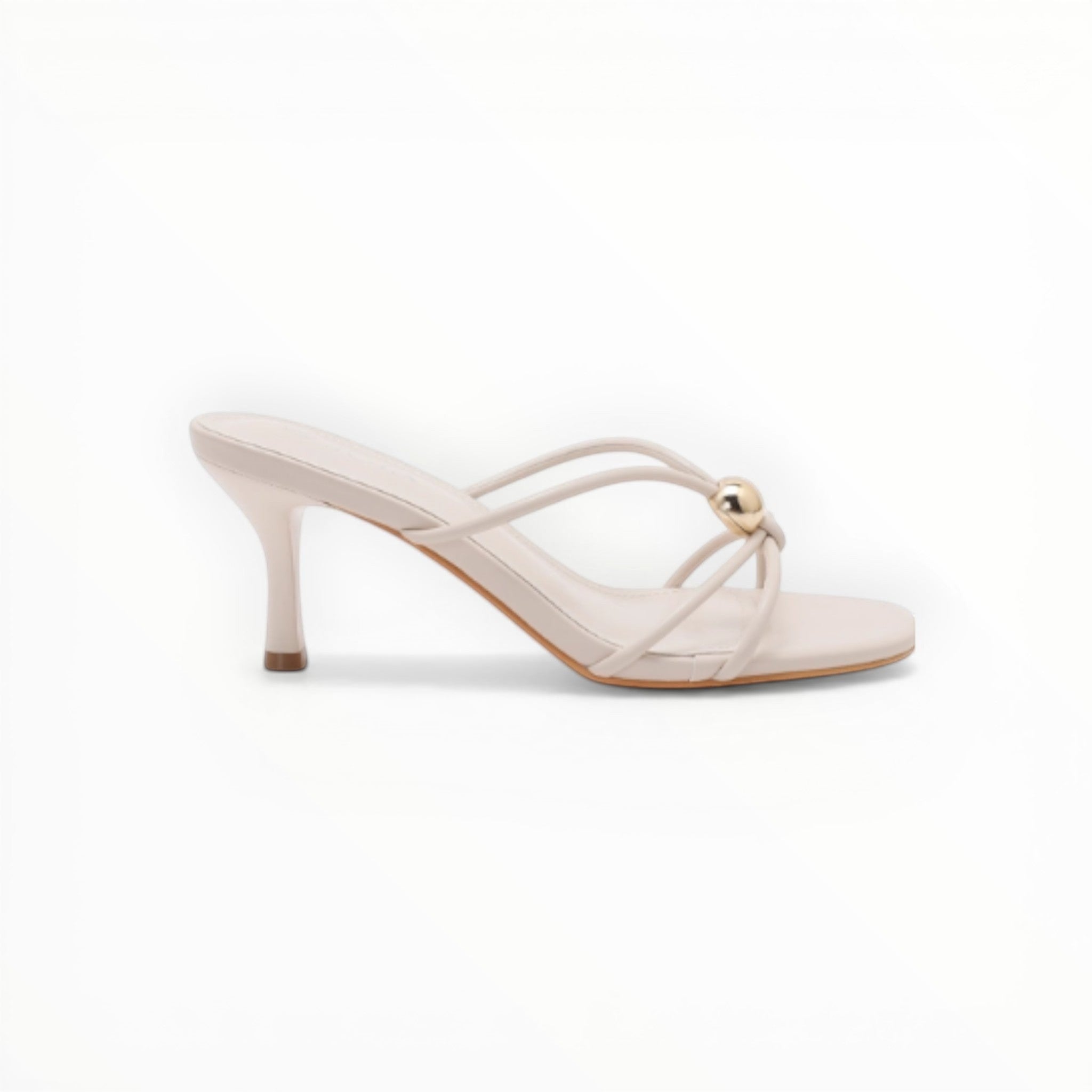 Mule Talon Fin Bride Tressée Cuir Synthétique – Joia Paris - Chaussure Femme - Joia Paris