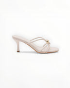 Mule Talon Fin Bride Tressée Cuir Synthétique – Joia Paris - Chaussure Femme - Joia Paris