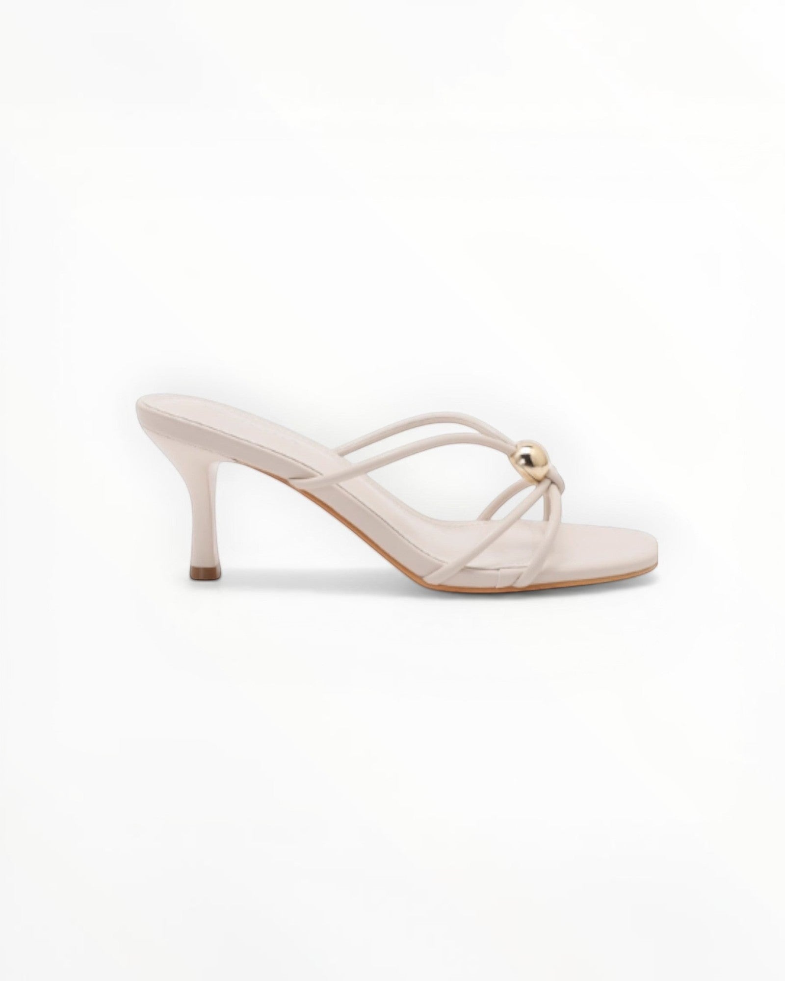 Mule Talon Fin Bride Tressée Cuir Synthétique – Joia Paris - Chaussure Femme - Joia Paris