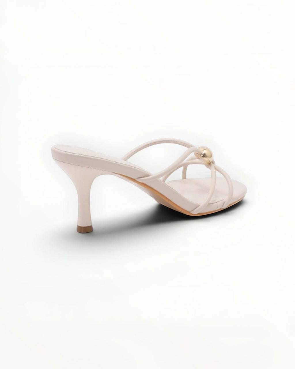 Mule Talon Fin Bride Tressée Cuir Synthétique – Joia Paris - Chaussure Femme - Joia Paris
