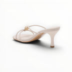 Mule Talon Fin Bride Tressée Cuir Synthétique – Joia Paris - Chaussure Femme - Joia Paris