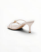 Mule Talon Fin Bride Tressée Cuir Synthétique – Joia Paris - Chaussure Femme - Joia Paris