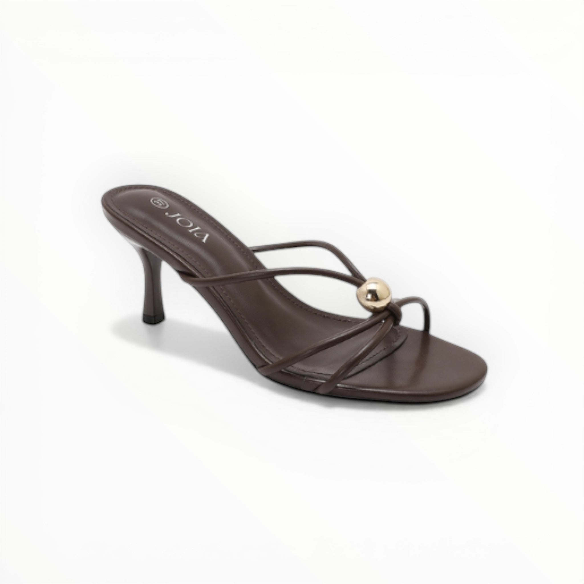 Mule Talon Fin Bride Tressée Cuir Synthétique – Joia Paris - Chaussure Femme - Joia Paris