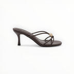 Mule Talon Fin Bride Tressée Cuir Synthétique – Joia Paris - Chaussure Femme - Joia Paris