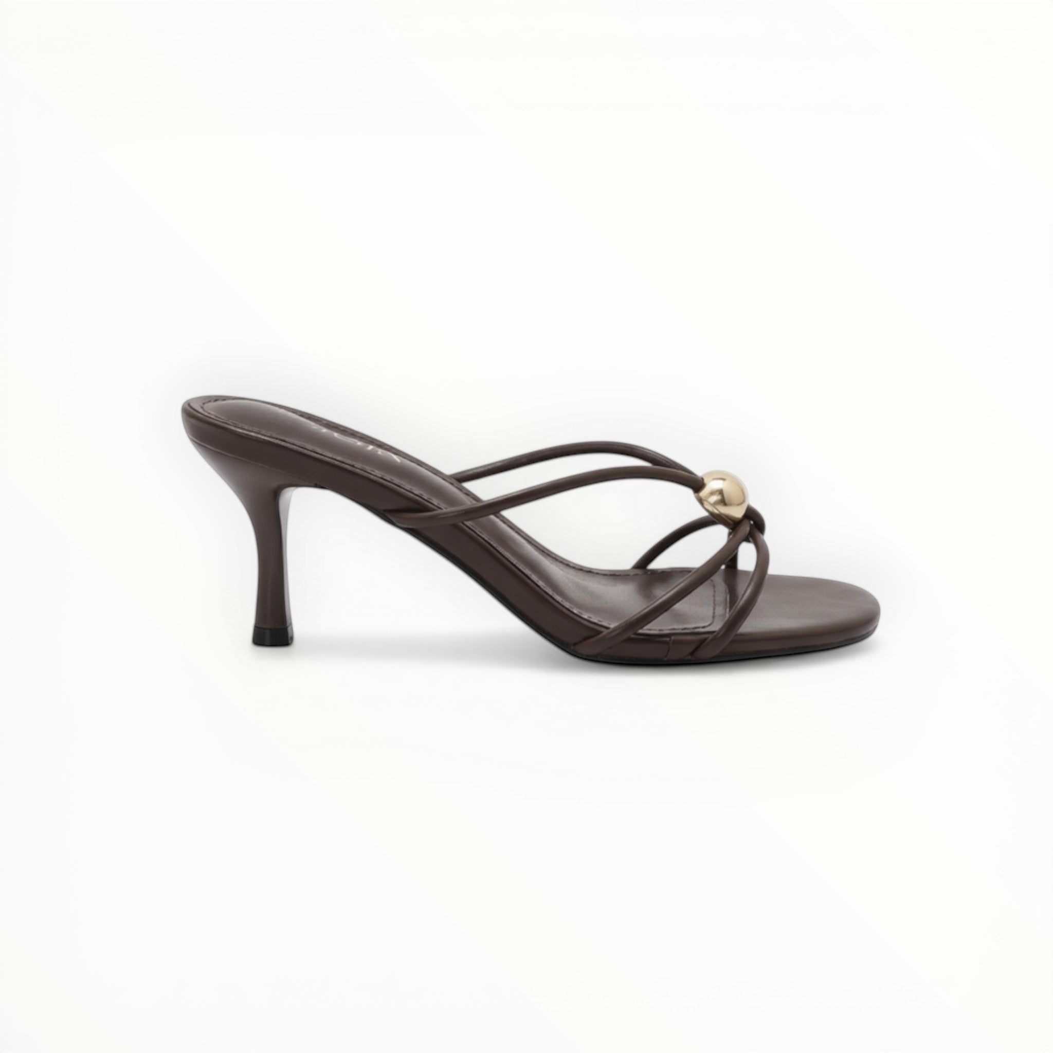 Mule Talon Fin Bride Tressée Cuir Synthétique – Joia Paris - Chaussure Femme - Joia Paris