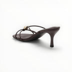 Mule Talon Fin Bride Tressée Cuir Synthétique – Joia Paris - Chaussure Femme - Joia Paris