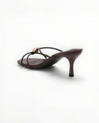 Mule Talon Fin Bride Tressée Cuir Synthétique – Joia Paris - Chaussure Femme - Joia Paris