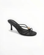 Mule Talon Fin Bride Tressée Cuir Synthétique – Joia Paris - Chaussure Femme - Joia Paris