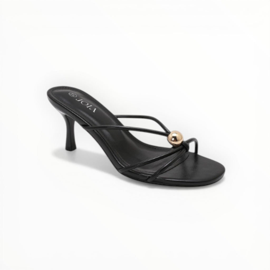 Mule Talon Fin Bride Tressée Cuir Synthétique – Joia Paris - Chaussure Femme - Joia Paris