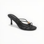 Mule Talon Fin Bride Tressée Cuir Synthétique – Joia Paris - Chaussure Femme - Joia Paris