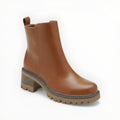 Bottine Talon Bloc Semelle Épaisse Simili-Cuir – Joia Paris - Chaussure Femme - Joia Paris