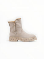 Bottines Fourrées Mi-Hautes Suédine – LADY GLORY - Chaussure Femme - LADY GLORY
