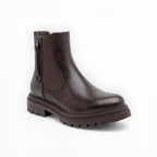 Bottines Métallisées Plateforme Frange Décorative Zip Latéral – LADY GLORY - Chaussure Femme - LADY GLORY