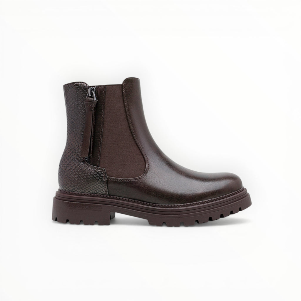 Bottines Métallisées Plateforme Frange Décorative Zip Latéral – LADY GLORY - Chaussure Femme - LADY GLORY
