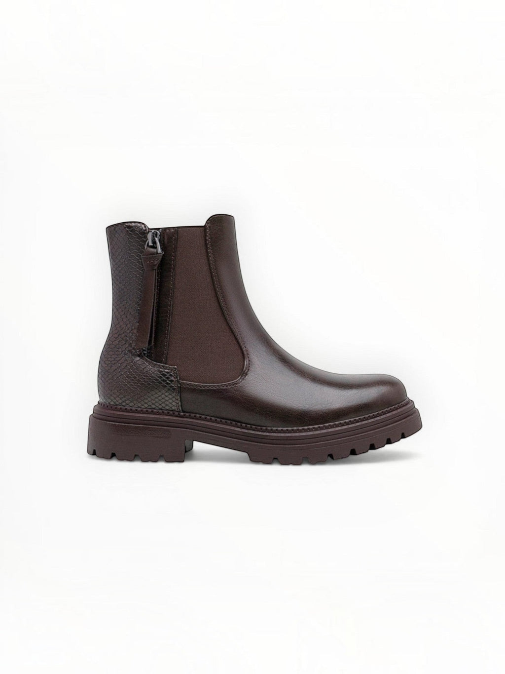 Bottines Métallisées Plateforme Frange Décorative Zip Latéral – LADY GLORY - Chaussure Femme - LADY GLORY