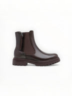 Bottines Métallisées Plateforme Frange Décorative Zip Latéral – LADY GLORY - Chaussure Femme - LADY GLORY
