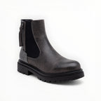 Bottines Métallisées Plateforme Frange Décorative Zip Latéral – LADY GLORY - Chaussure Femme - LADY GLORY