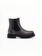 Bottines Métallisées Plateforme Frange Décorative Zip Latéral – LADY GLORY - Chaussure Femme - LADY GLORY