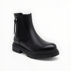 Bottines Métallisées Plateforme Frange Décorative Zip Latéral – LADY GLORY - Chaussure Femme - LADY GLORY