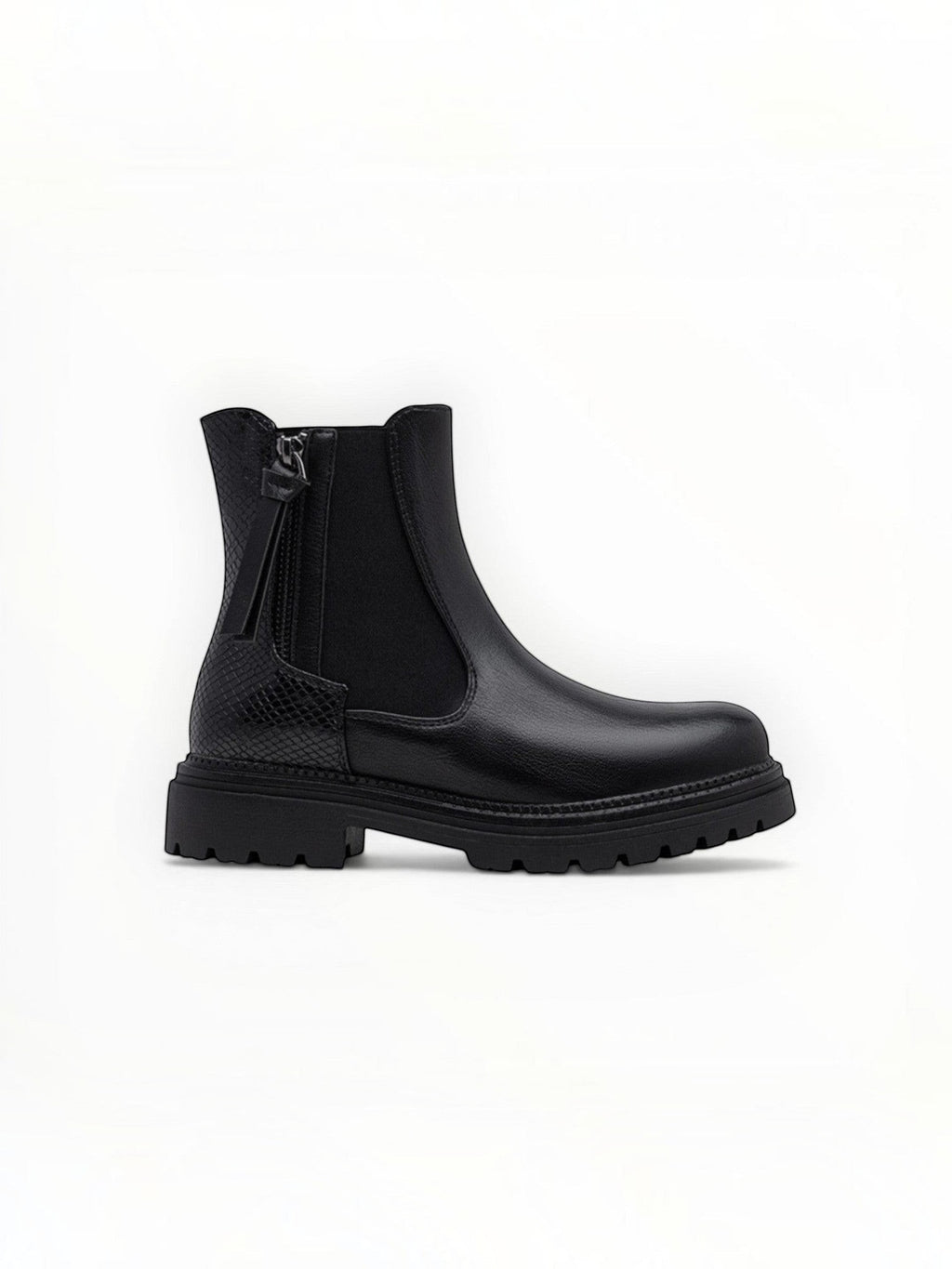 Bottines Métallisées Plateforme Frange Décorative Zip Latéral – LADY GLORY - Chaussure Femme - LADY GLORY