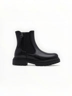Bottines Métallisées Plateforme Frange Décorative Zip Latéral – LADY GLORY - Chaussure Femme - LADY GLORY