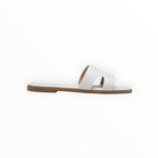 Mules Plates Minimalistes Bride Large Similicuir LADY GLORY - Chaussure Femme - LADY GLORY