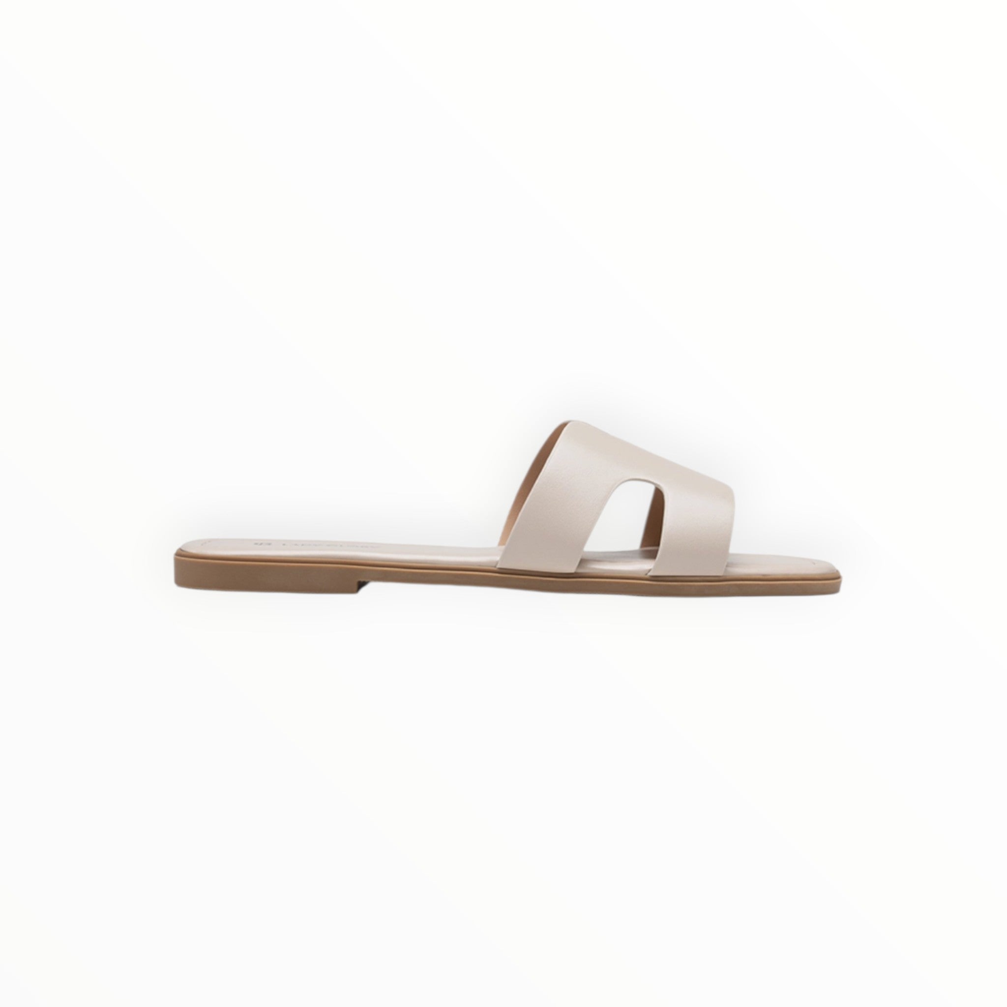 Mules Plates Minimalistes Bride Large Similicuir LADY GLORY - Chaussure Femme - LADY GLORY