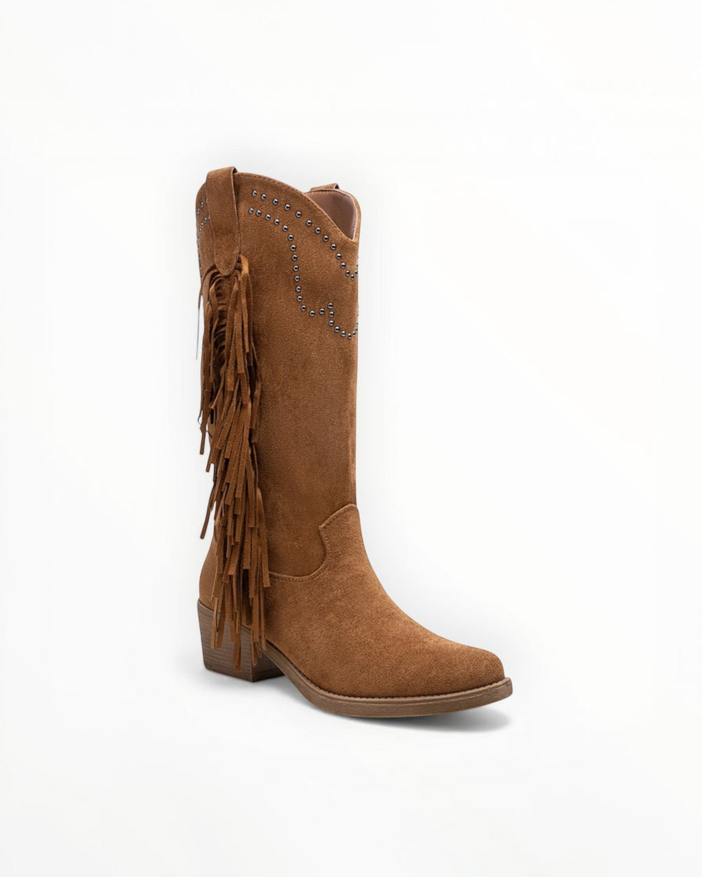 Bottines Frangées Esprit Bohème Clous Métalliques – LADY GLORY