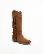Bottines Frangées Esprit Bohème Clous Métalliques – LADY GLORY