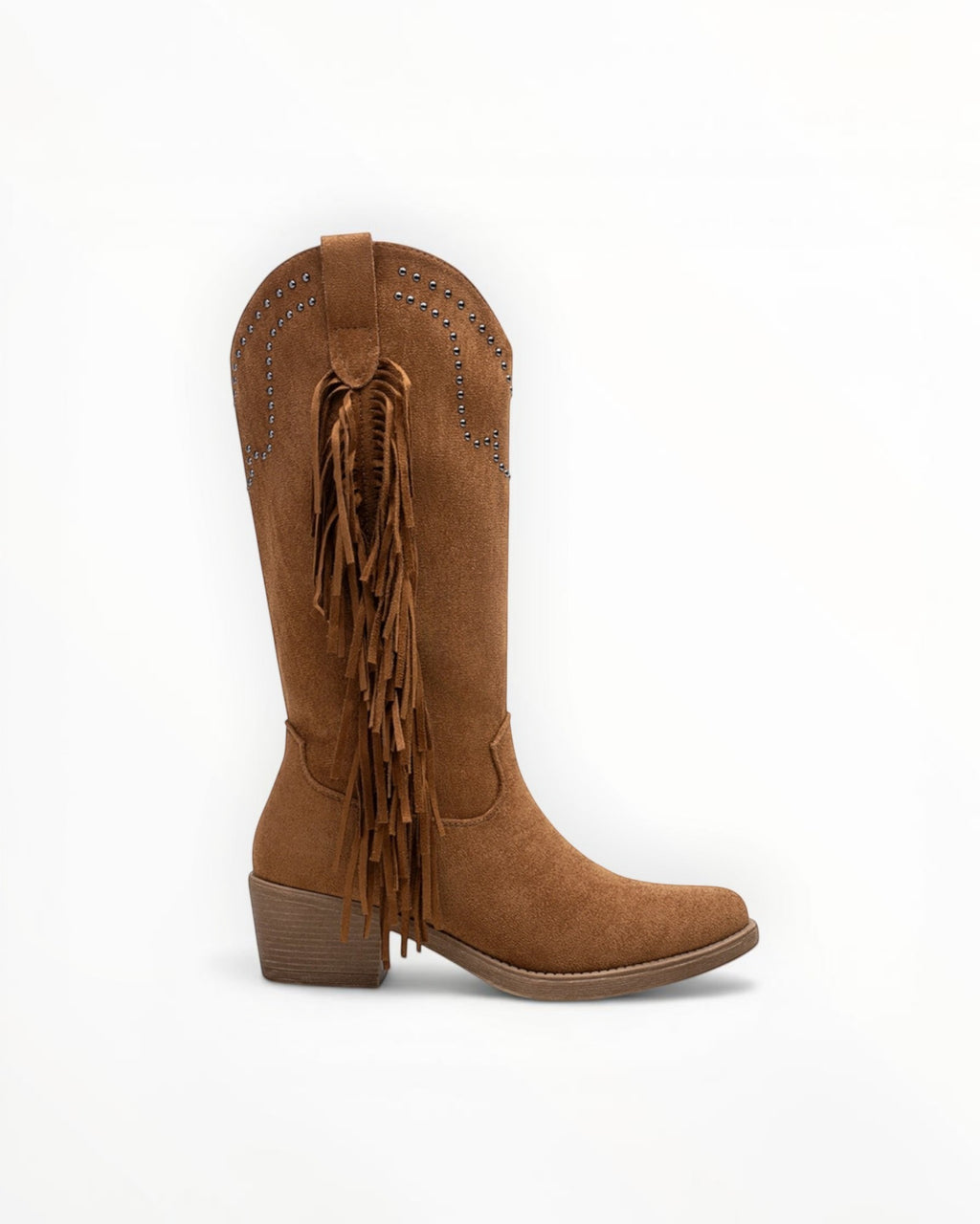 Bottines Frangées Esprit Bohème Clous Métalliques – LADY GLORY