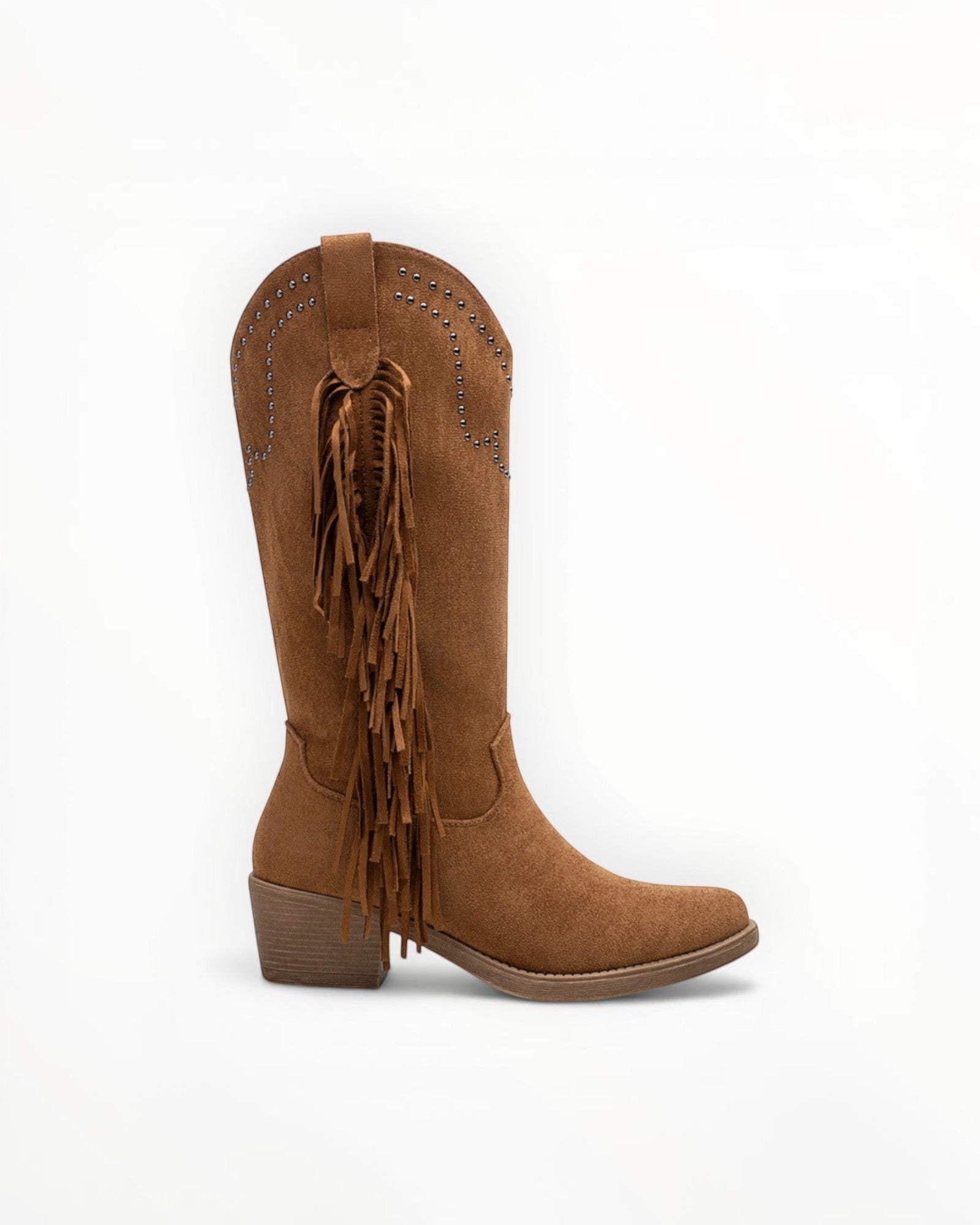 Bottines Frangées Esprit Bohème Clous Métalliques – LADY GLORY
